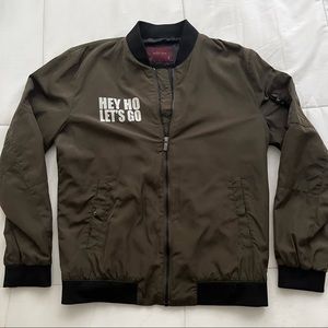Zara Man Ramones bomber jacket